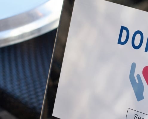 Donate to charity, donation concept. Give help by sending money to non-profit and charity organizations.