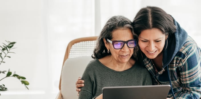 Adult daughter caring for Aging Parent